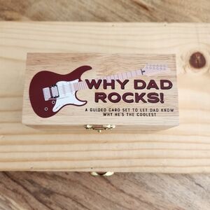 Why Dad Rocks - Guitar Pick Dad Gift Father's Day Birthday